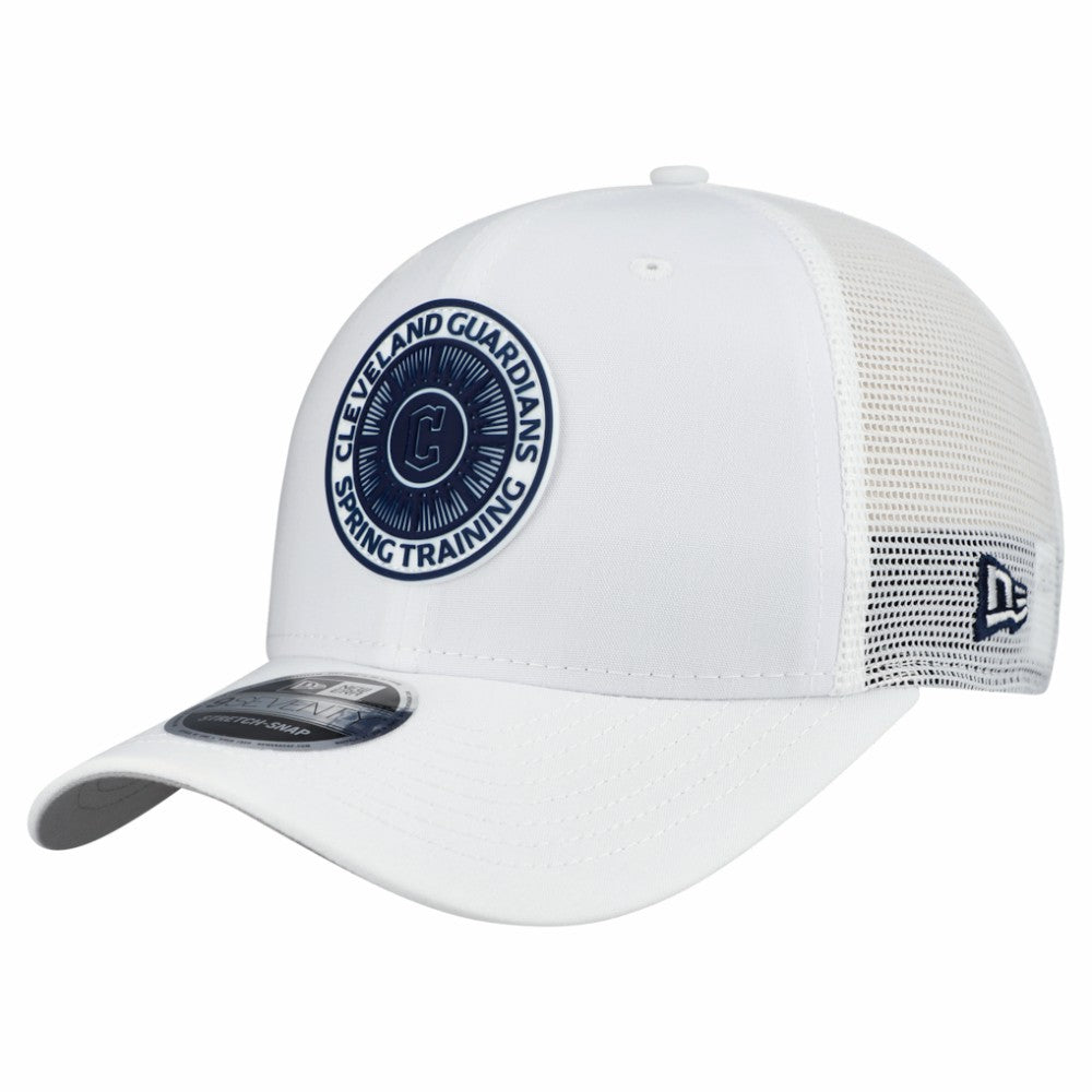 Cleveland Guardians New Era 2026 Spring Training Fan Pack 9SEVENTY Adjustable Trucker Hat - White - New Era Lifestyle