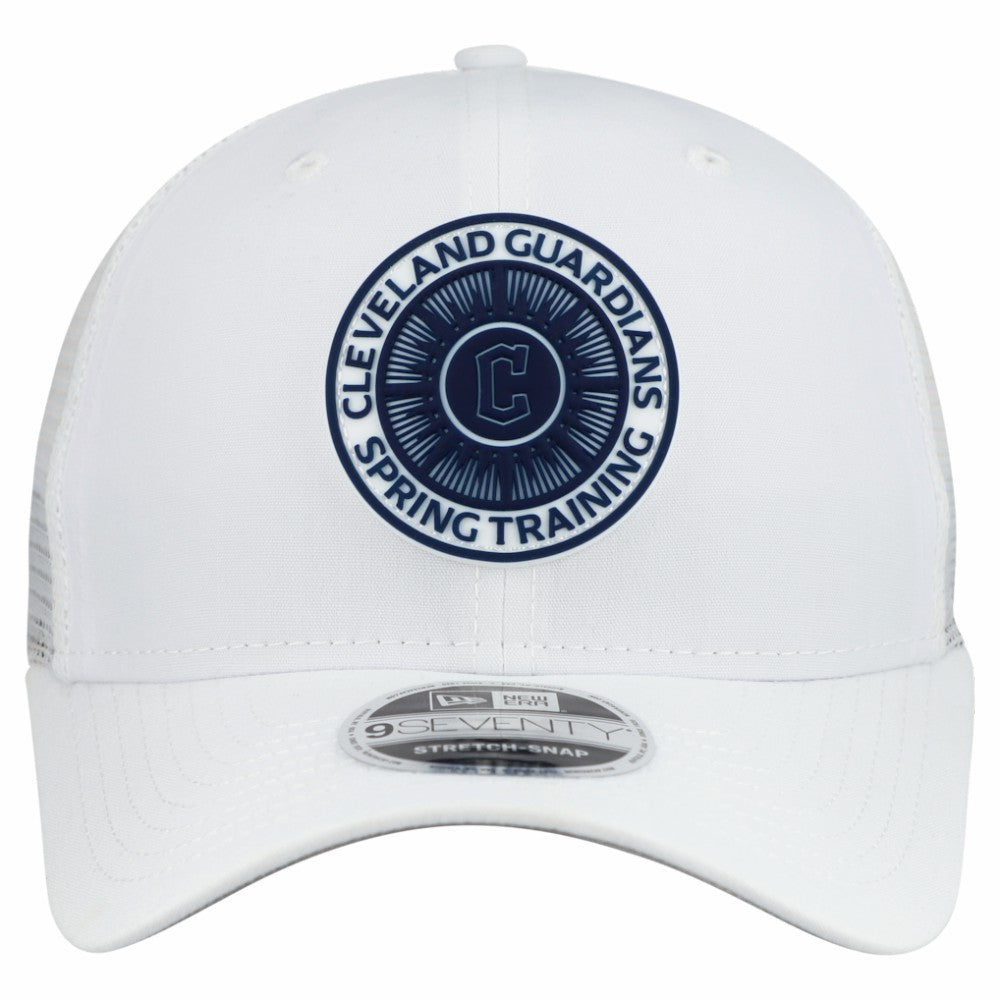 Cleveland Guardians New Era 2026 Spring Training Fan Pack 9SEVENTY Adjustable Trucker Hat - White - New Era Lifestyle