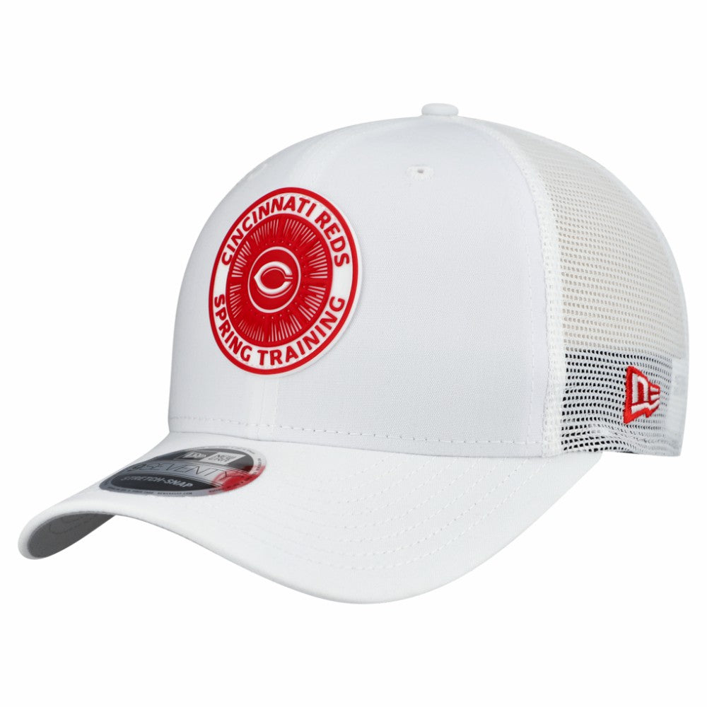 Cincinnati Reds New Era 2026 Spring Training Fan Pack 9SEVENTY Adjustable Trucker Hat - White - New Era Discount