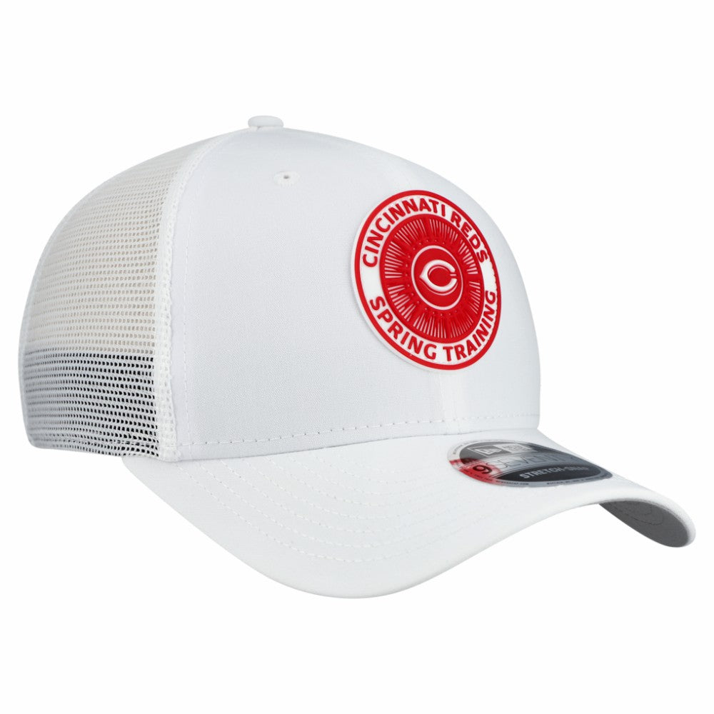 Cincinnati Reds New Era 2026 Spring Training Fan Pack 9SEVENTY Adjustable Trucker Hat - White - New Era Discount