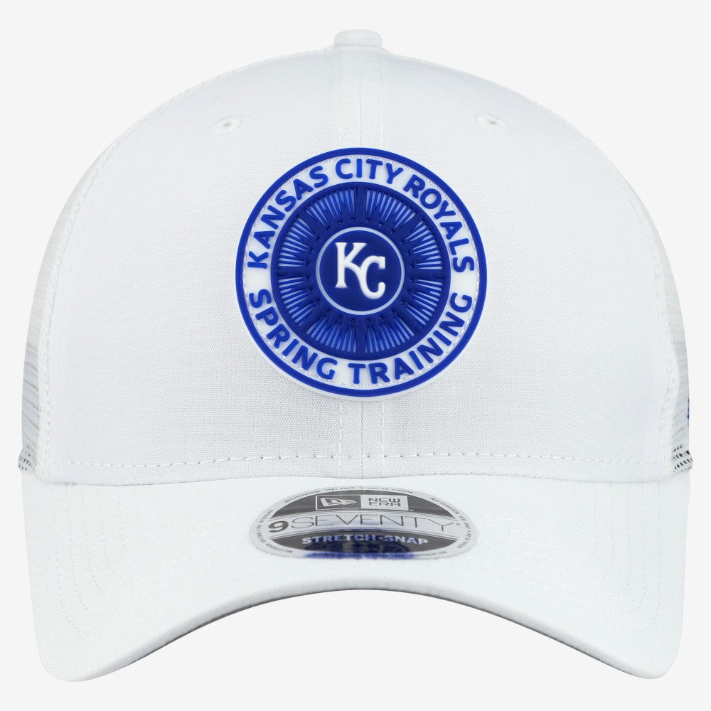 Kansas City Royals New Era 2026 Spring Training Fan Pack 9SEVENTY Adjustable Trucker Hat - White - New Era Lifestyle