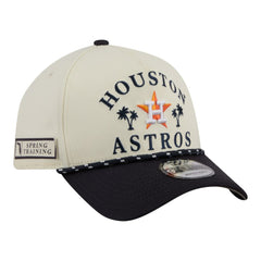 Houston Astros New Era 2026 Spring Training Fan Pack Rope A-Frame 9FORTY Adjustable Hat - Cream - New Era Discount