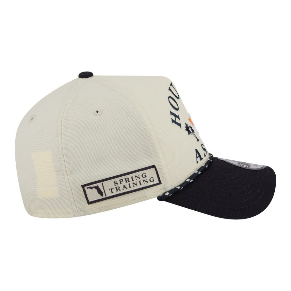Houston Astros New Era 2026 Spring Training Fan Pack Rope A-Frame 9FORTY Adjustable Hat - Cream - New Era Discount