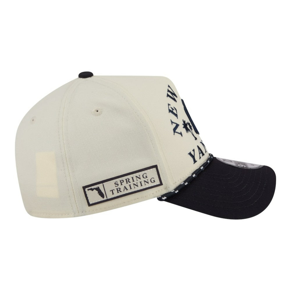 New York Yankees New Era 2026 Spring Training Fan Pack Rope A-Frame 9FORTY Adjustable Hat - Cream - New Era Sale