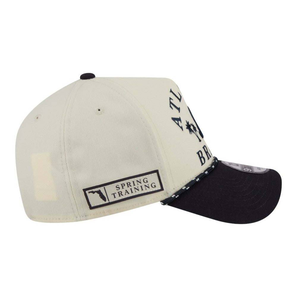 Atlanta Braves New Era 2026 Spring Training Fan Pack Rope A-Frame 9FORTY Adjustable Hat - Cream - New Era on Sale