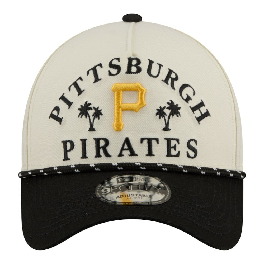 Pittsburgh Pirates New Era 2026 Spring Training Fan Pack Rope A-Frame 9FORTY Adjustable Hat - Cream - New Era on Sale
