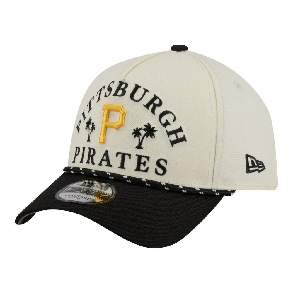 Pittsburgh Pirates New Era 2026 Spring Training Fan Pack Rope A-Frame 9FORTY Adjustable Hat - Cream - New Era on Sale