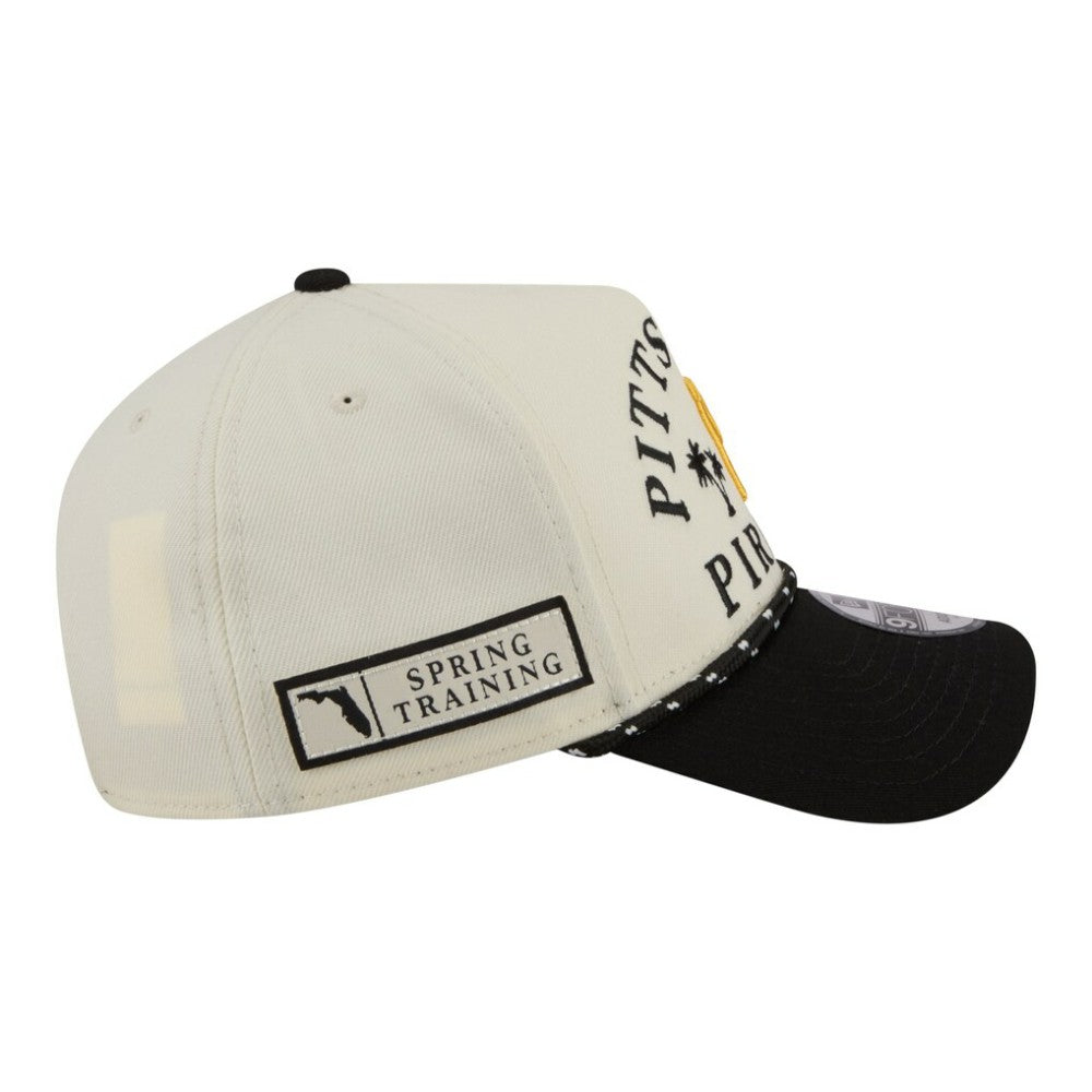 Pittsburgh Pirates New Era 2026 Spring Training Fan Pack Rope A-Frame 9FORTY Adjustable Hat - Cream - New Era on Sale