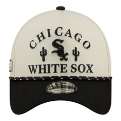 Chicago White Sox New Era 2026 Spring Training Fan Pack Rope A-Frame 9FORTY Adjustable Hat - Cream - New Era on Sale