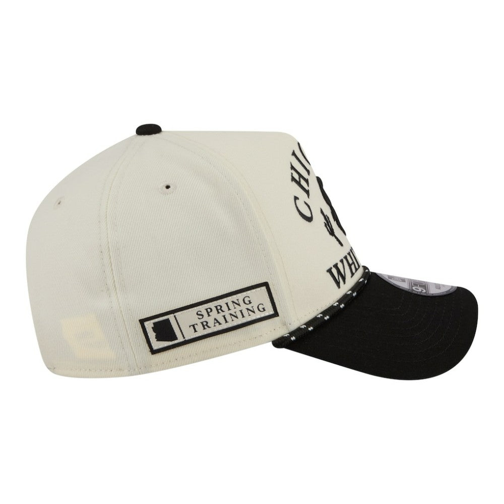 Chicago White Sox New Era 2026 Spring Training Fan Pack Rope A-Frame 9FORTY Adjustable Hat - Cream - New Era on Sale