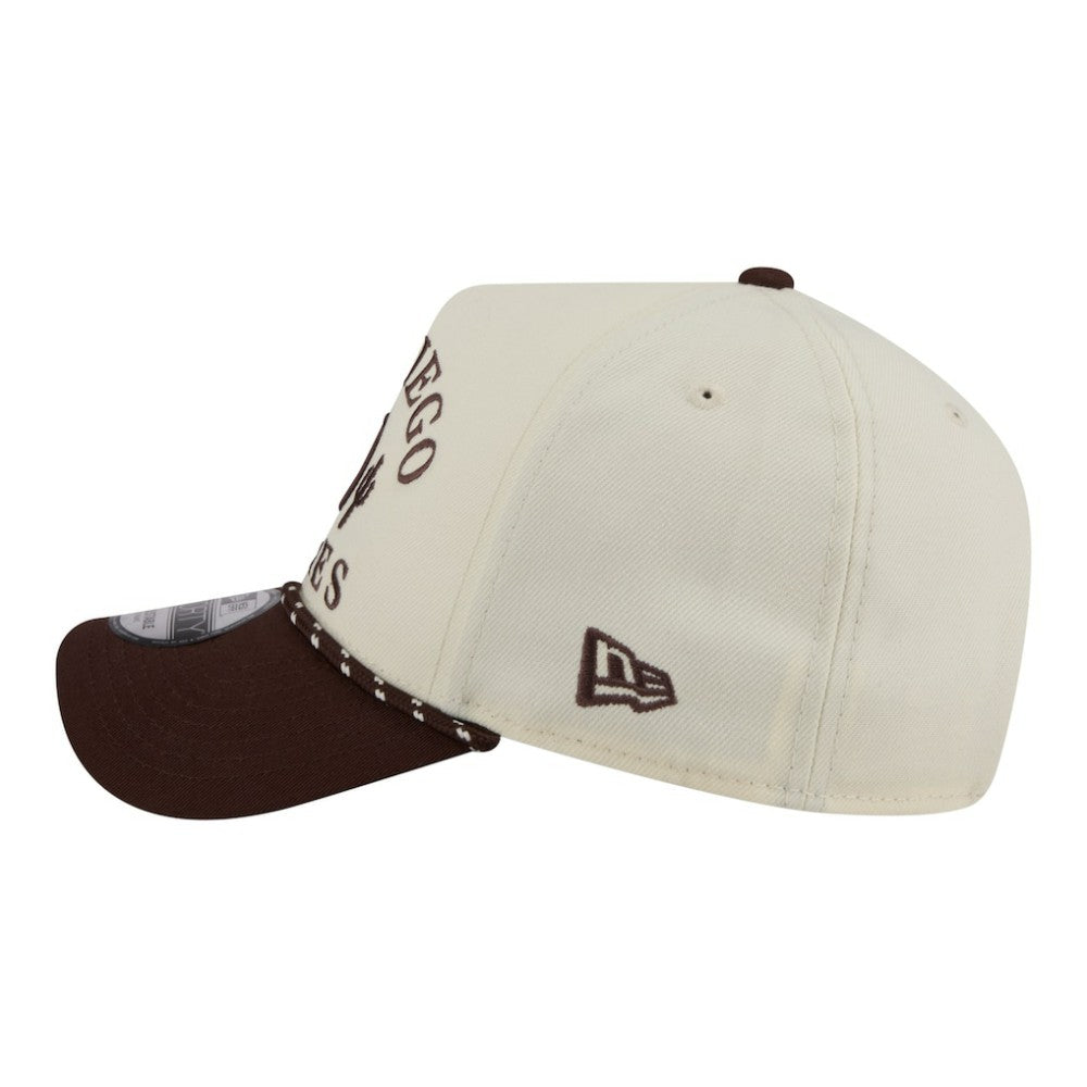 San Diego Padres New Era 2026 Spring Training Fan Pack Rope A-Frame 9FORTY Adjustable Hat - Cream - New Era Sale