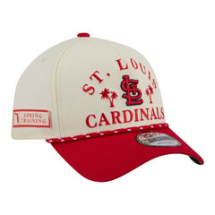 St. Louis Cardinals New Era 2026 Spring Training Fan Pack Rope A-Frame 9FORTY Adjustable Hat - Cream - New Era Discount