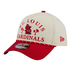 St. Louis Cardinals New Era 2026 Spring Training Fan Pack Rope A-Frame 9FORTY Adjustable Hat - Cream - New Era Discount