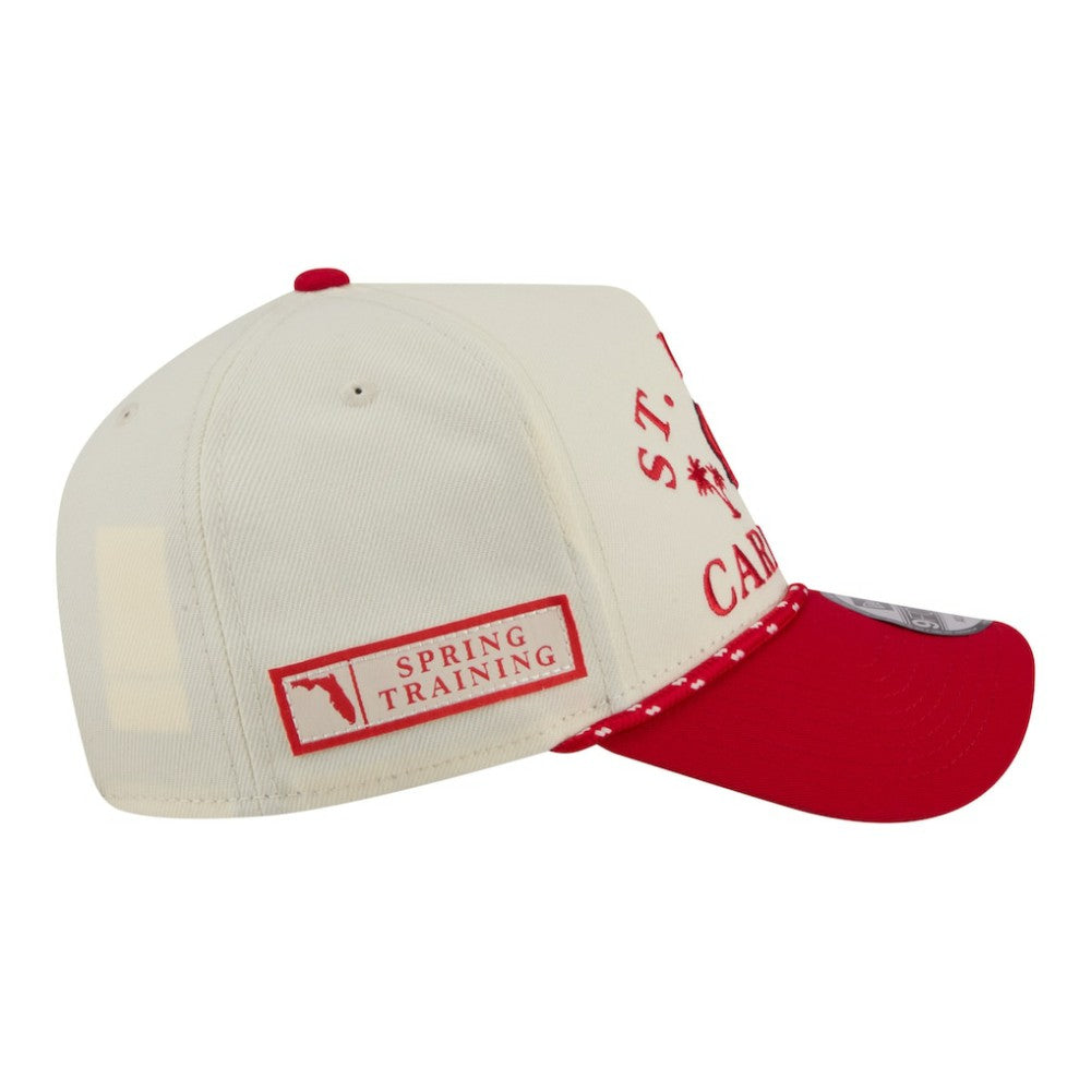St. Louis Cardinals New Era 2026 Spring Training Fan Pack Rope A-Frame 9FORTY Adjustable Hat - Cream - New Era Discount