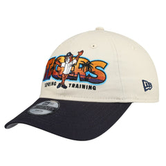 Detroit Tigers New Era Youth 2026 Spring Training Fan Pack Batter 9TWENTY Adjustable Hat - Stone/Navy - New Era Sale