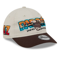 San Diego Padres New Era Youth 2026 Spring Training Fan Pack Batter 9TWENTY Adjustable Hat - Stone/Brown - New Era Discount