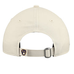 Milwaukee Brewers New Era Youth 2026 Spring Training Fan Pack Batter 9TWENTY Adjustable Hat - Stone/Navy - New Era Lifestyle