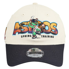 Houston Astros New Era Youth 2026 Spring Training Fan Pack Batter 9TWENTY Adjustable Hat - Stone/Navy - New Era Discount