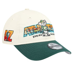Athletics New Era Youth 2026 Spring Training Fan Pack Batter 9TWENTY Adjustable Hat - Stone/Green - New Era Online