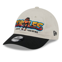 Baltimore Orioles New Era Youth 2026 Spring Training Fan Pack Batter 9TWENTY Adjustable Hat - Stone/Black - New Era Online