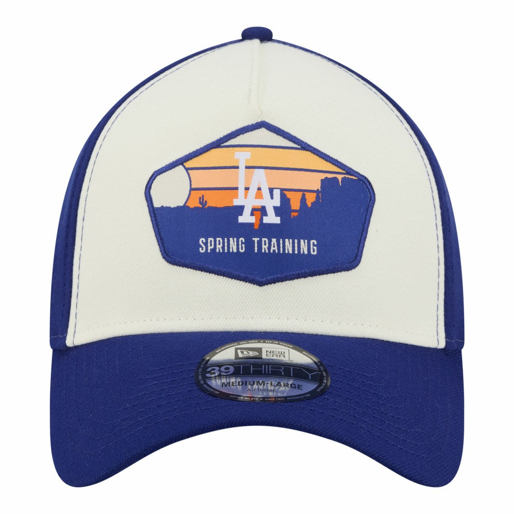 Los Angeles Dodgers New Era 2026 Spring Training Fan Pack Gradient 39THIRTY Flex Hat - Stone - New Era Discount