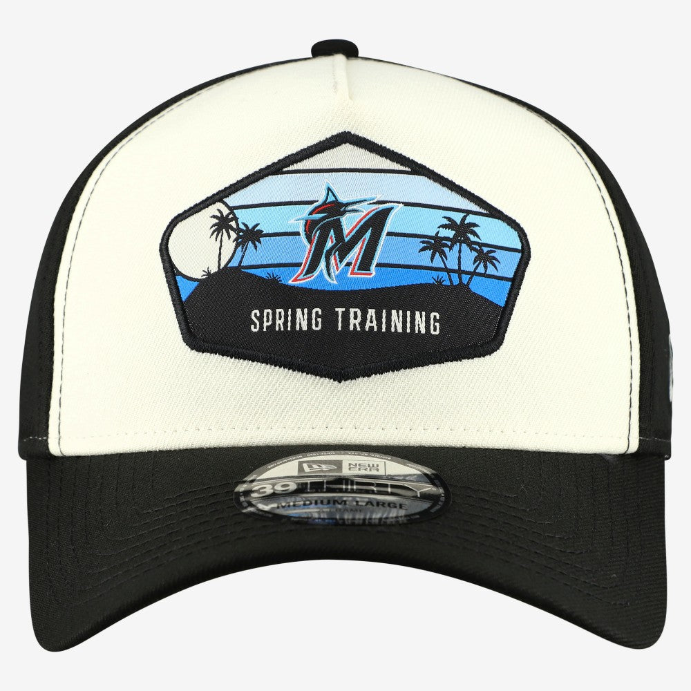 Miami Marlins New Era 2026 Spring Training Fan Pack Gradient 39THIRTY Flex Hat - Stone - New Era Online