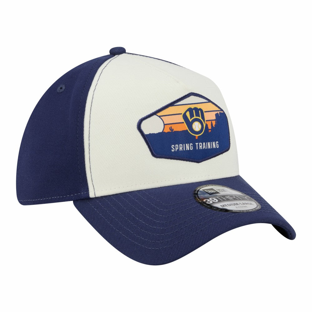 Milwaukee Brewers New Era 2026 Spring Training Fan Pack Gradient 39THIRTY Flex Hat - Stone - New Era Sale