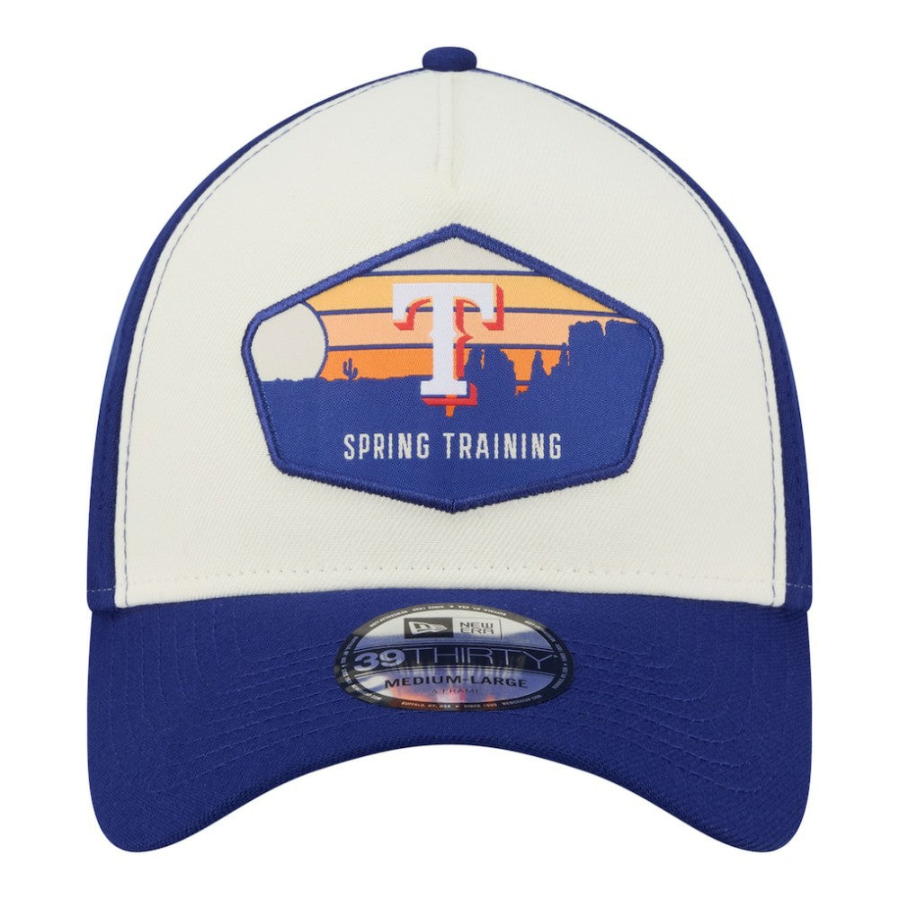 Texas Rangers New Era 2026 Spring Training Fan Pack Gradient 39THIRTY Flex Hat - Stone - New Era on Sale