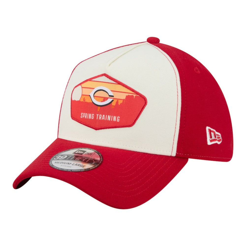 Cincinnati Reds New Era 2026 Spring Training Fan Pack Gradient 39THIRTY Flex Hat - Stone - New Era Online