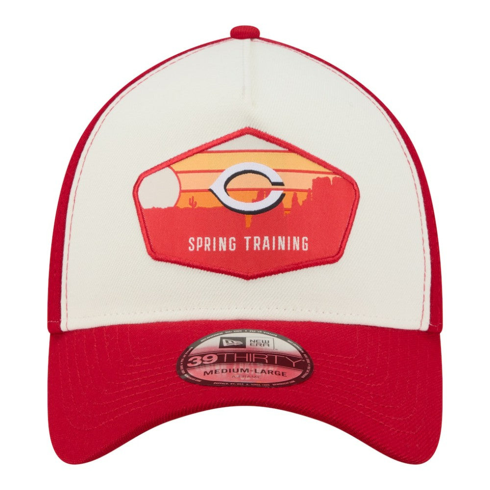 Cincinnati Reds New Era 2026 Spring Training Fan Pack Gradient 39THIRTY Flex Hat - Stone - New Era Online