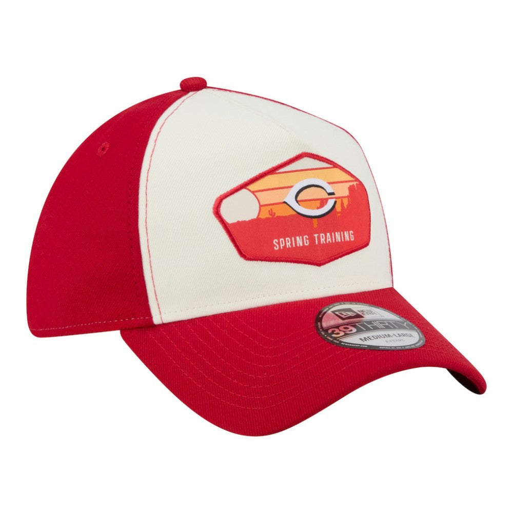 Cincinnati Reds New Era 2026 Spring Training Fan Pack Gradient 39THIRTY Flex Hat - Stone - New Era Online