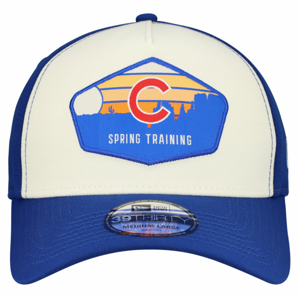 Chicago Cubs New Era 2026 Spring Training Fan Pack Gradient 39THIRTY Flex Hat - Stone/Royal - New Era Online