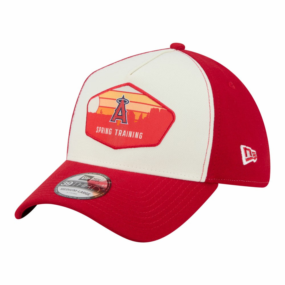 Los Angeles Angels New Era 2026 Spring Training Fan Pack Gradient 39THIRTY Flex Hat - Stone - New Era Sale