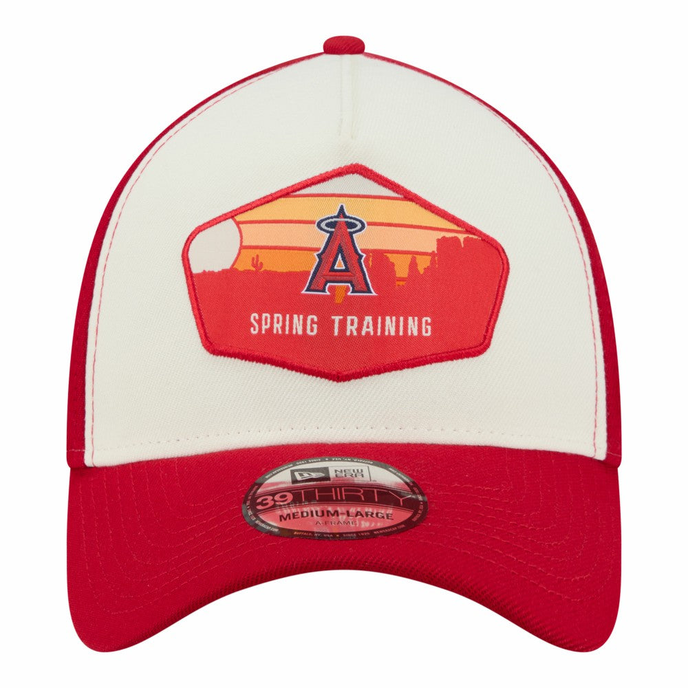 Los Angeles Angels New Era 2026 Spring Training Fan Pack Gradient 39THIRTY Flex Hat - Stone - New Era Sale