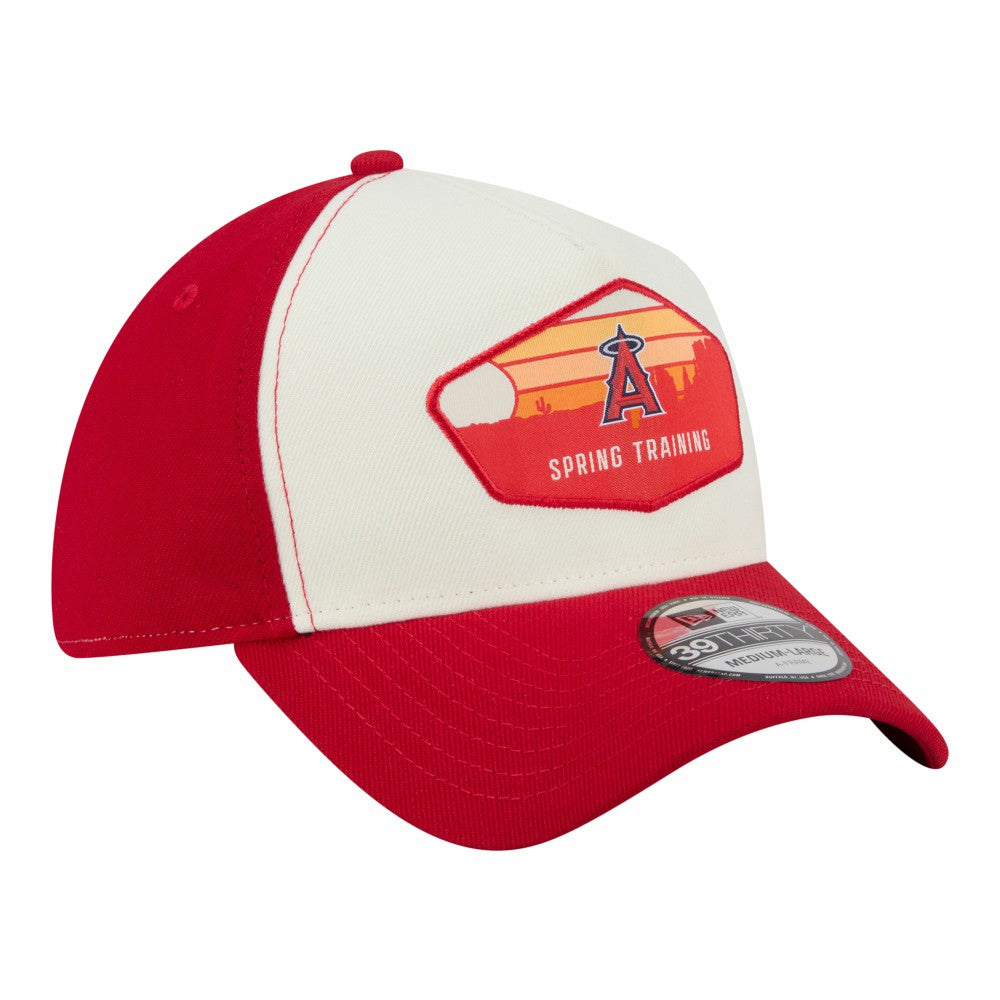 Los Angeles Angels New Era 2026 Spring Training Fan Pack Gradient 39THIRTY Flex Hat - Stone - New Era Sale