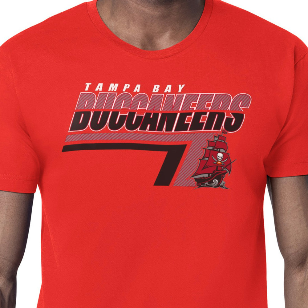 Tampa Bay Buccaneers Starter Logo Push Graphic T-Shirt Red