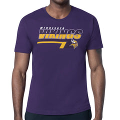 Minnesota Vikings Starter Logo Push Graphic T-Shirt Purple
