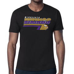 Minnesota Vikings Starter Logo Push Graphic T-Shirt Black