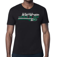 New York Jets Starter Logo Push Graphic T-Shirt Black