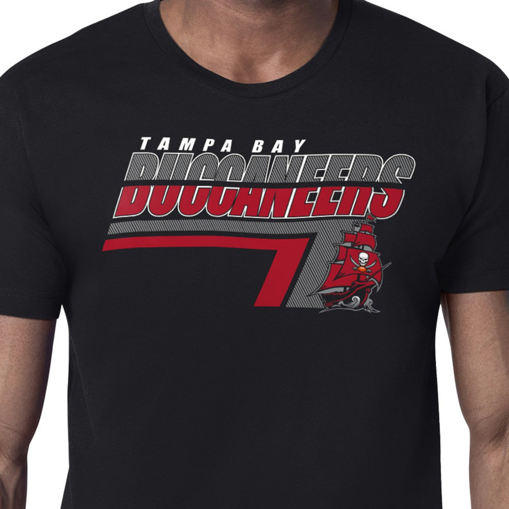 Tampa Bay Buccaneers Starter Logo Push Graphic T-Shirt Black