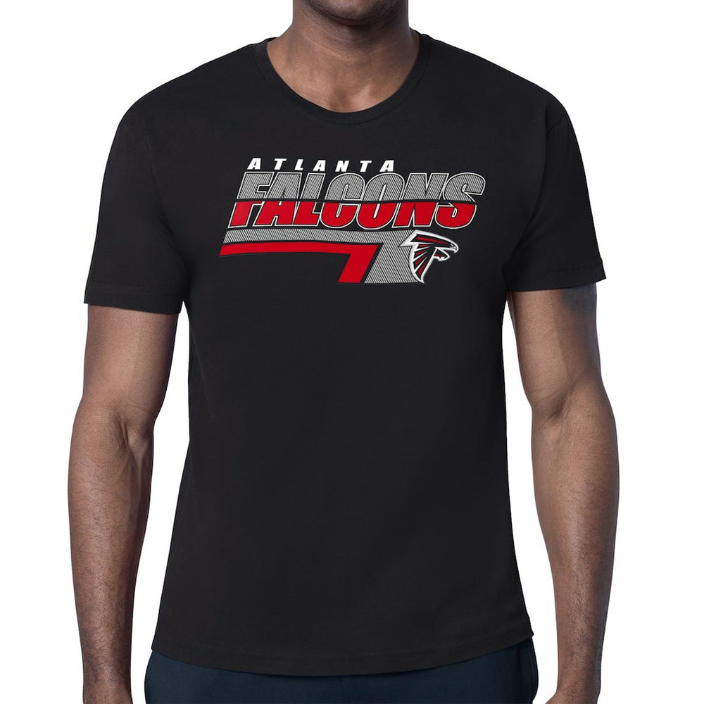 Atlanta Falcons Starter Logo Push Graphic T-Shirt Black