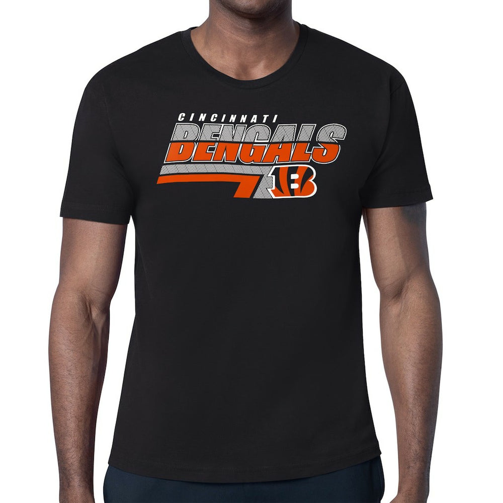 Cincinnati Bengals Starter Logo Push Graphic T-Shirt Black