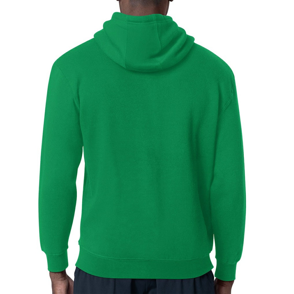 New England Patriots Starter Logo Push Graphic Hoodie Kelly Green