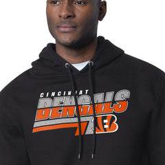 Cincinnati Bengals Starter Logo Push Graphic Hoodie Black