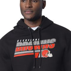 Cleveland Browns Starter Logo Push Graphic Hoodie Black