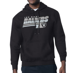 Las Vegas Raiders Starter Logo Push Graphic Hoodie Black