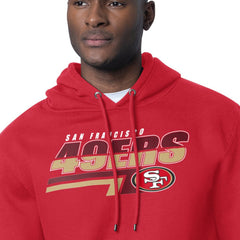 San Francisco 49ers Starter Logo Push Graphic Hoodie Scarlet