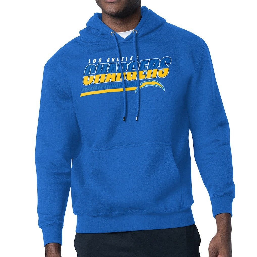 Los Angeles Chargers Starter Logo Push Graphic Hoodie Royal