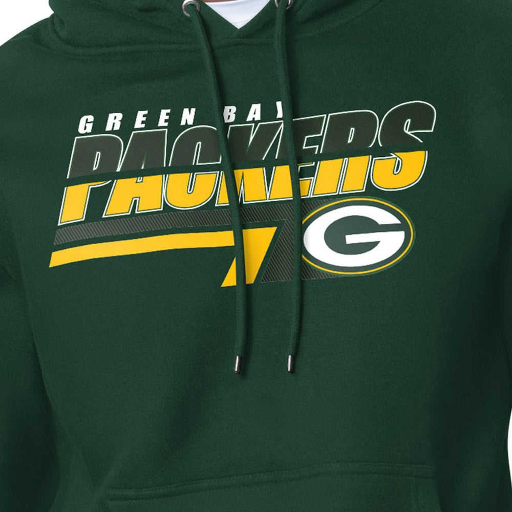 Green Bay Packers Starter Logo Push Graphic Hoodie Green