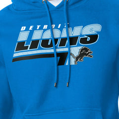Detroit Lions Starter Logo Push Graphic Hoodie Blue